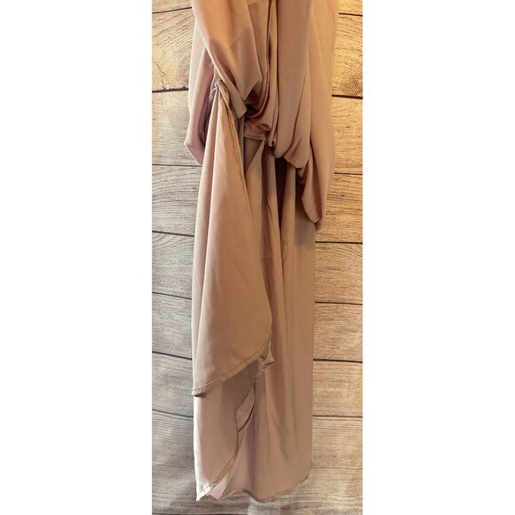 NWOT H&M lacy sleeveless backless gown in light purple lacy women's plus size 24 - Picture 7 of 12